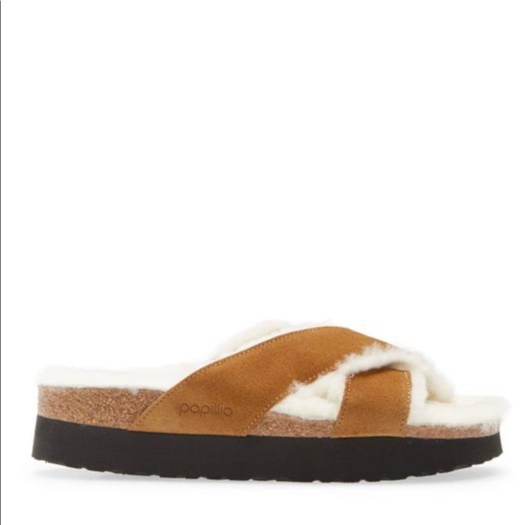 Birkenstock Papillo daytona shearling sandal - Picture 12 of 16